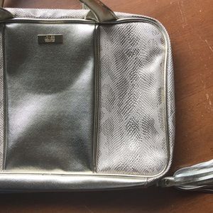 JONES NY / Gold Cosmetic, Toiletries Organizer Bag